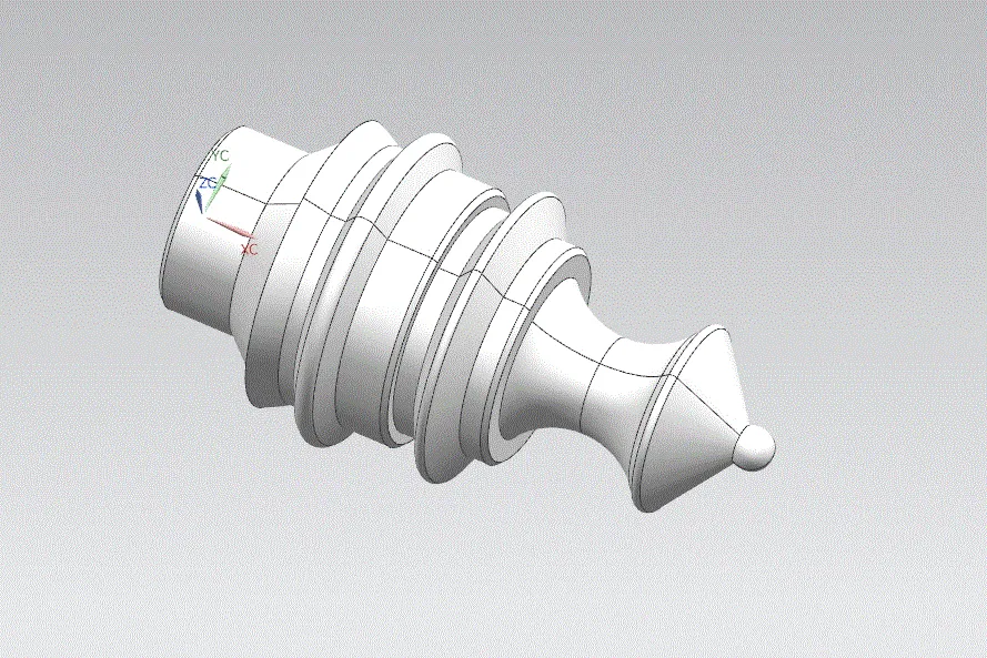 JJ1632-异形轴零件数控车削加工工艺及手动编程斯沃仿真设计[含三维图]长110