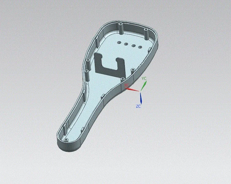 JJ1656-刮胡刀盒底座的塑料注塑模具设计-斜顶抽芯注射模[含三维图]