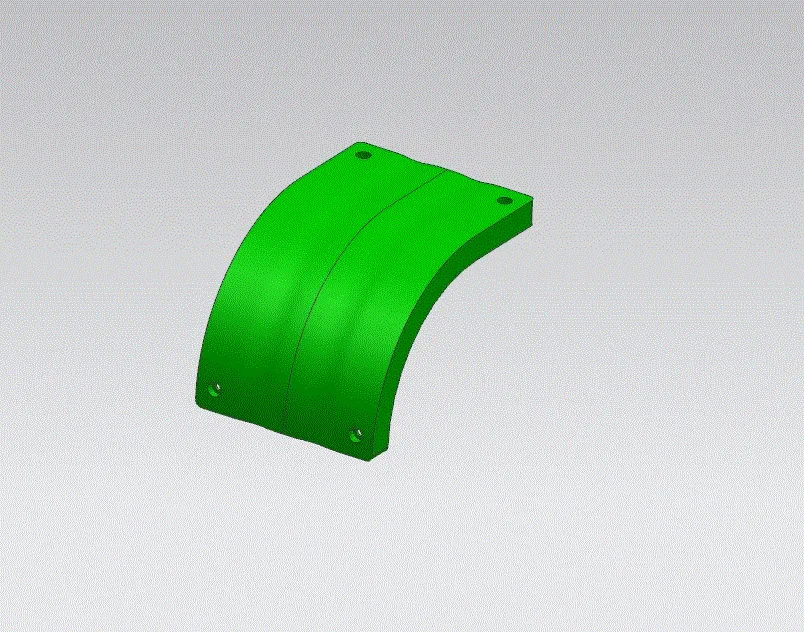 塑件三维外侧
