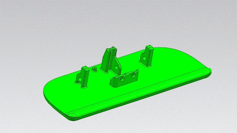 JJ1717-拉手上盖注塑模具设计-抽芯[含UG三维图]
