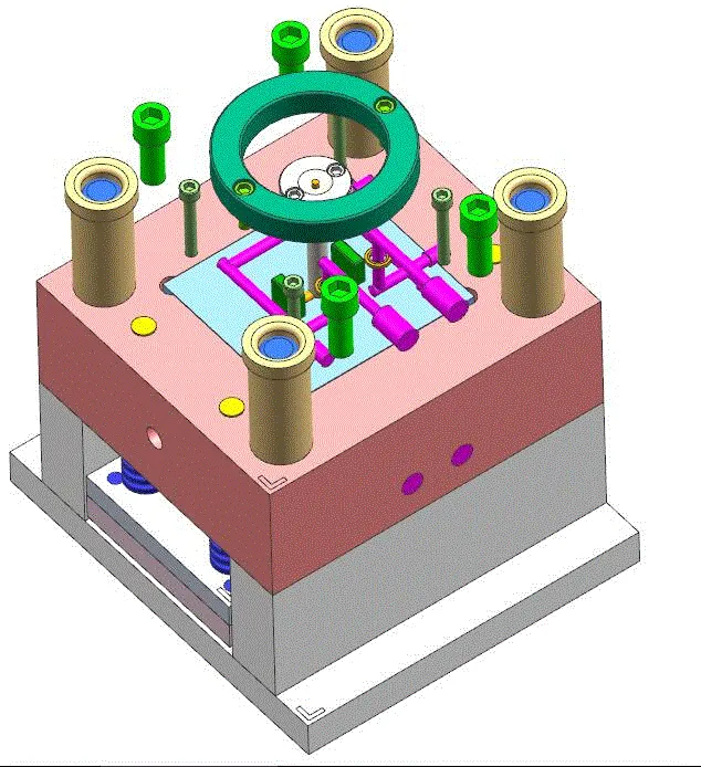 模具三维图内部