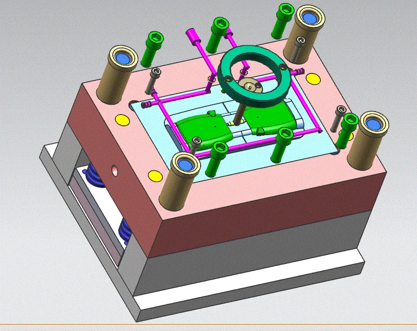 模具三维内部图