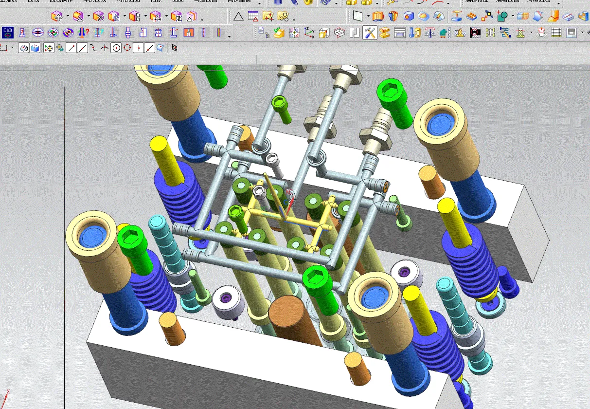 模具三维内部图
