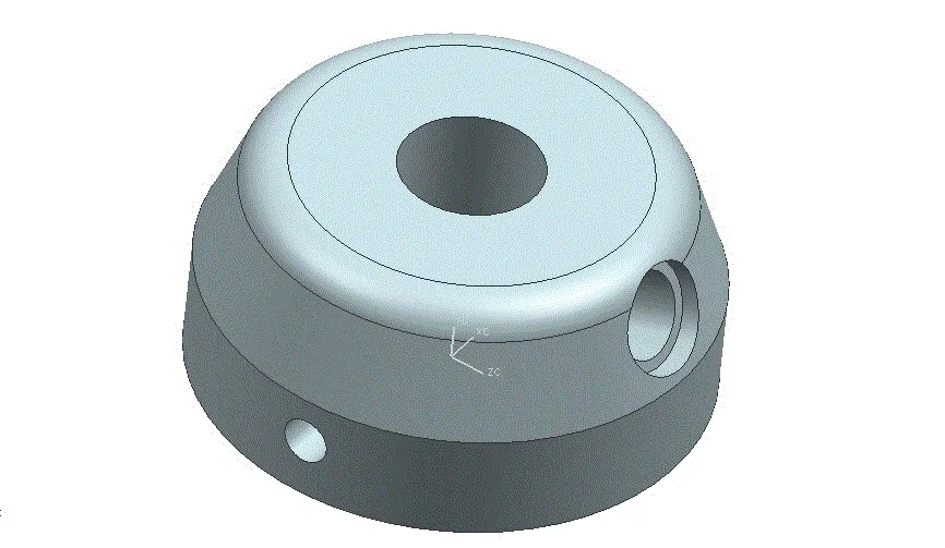 JJ2041-相交孔轴零件数控加工及编程仿真斯沃[含UG三维图]