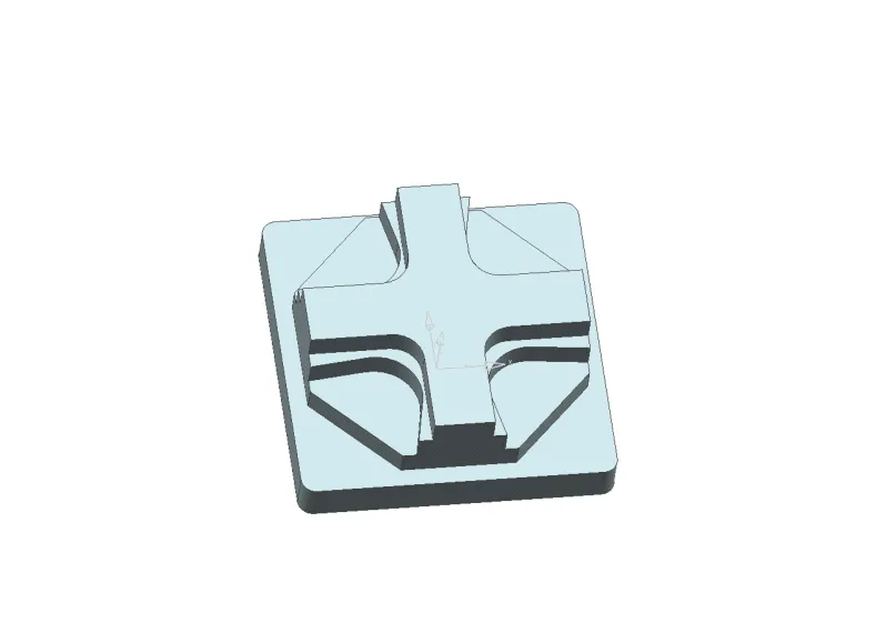 JJ2075-十字凸台零件的数控铣加工工艺及编程仿真[含UG三维图]