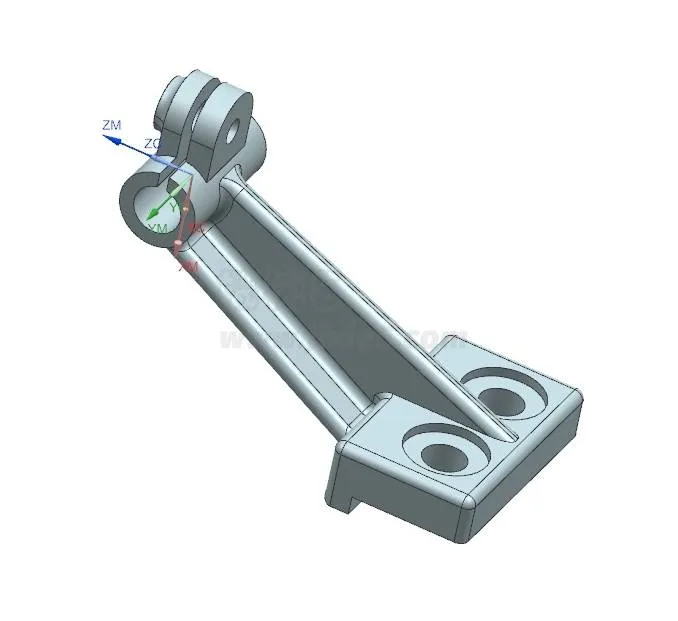 JJ2082-托架的数控铣加工工艺设计与仿真加工[含UG三维图]