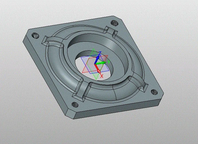 JJ2086-底座零件的建模及其加工工艺路线的选择与编程仿真[含UG三维图]