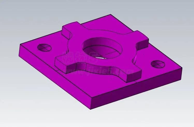 JJ2088-基于Mastercam的双孔十字凸台零件的数控铣加工工艺设计及实体加工