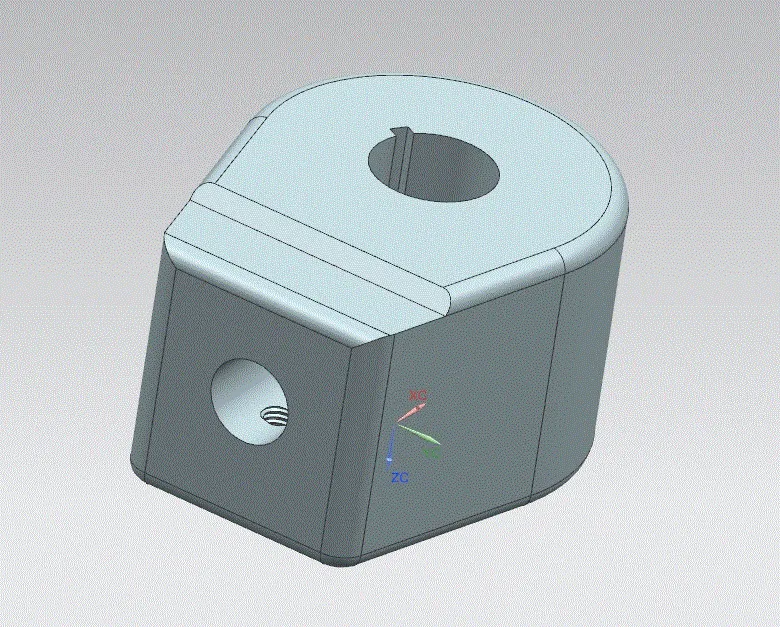 JJ2108-φ20凸缘手柄座三维建模与数控加工自动编程仿真[含UG三维图]