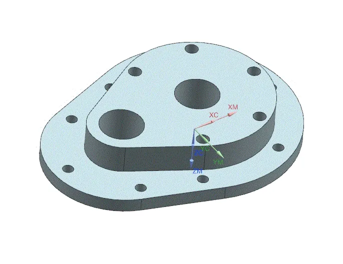 JJ2164-盖板零件数控加工工艺设计及程序编制[含UG三维图]