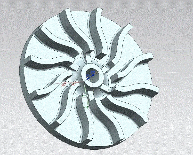 Z2065-曲面叶片的数控加工工艺设计及CAM编程仿真[含UG三维图]