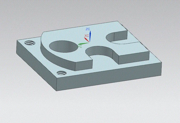 JJ2181-电机盖板零件数控加工中心加工工艺设计及编程仿真[含UG三维图]