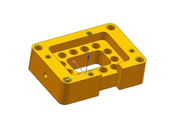 JJ2183-方形体零件数控铣加工工艺分析及自动编程[含UG三维图]