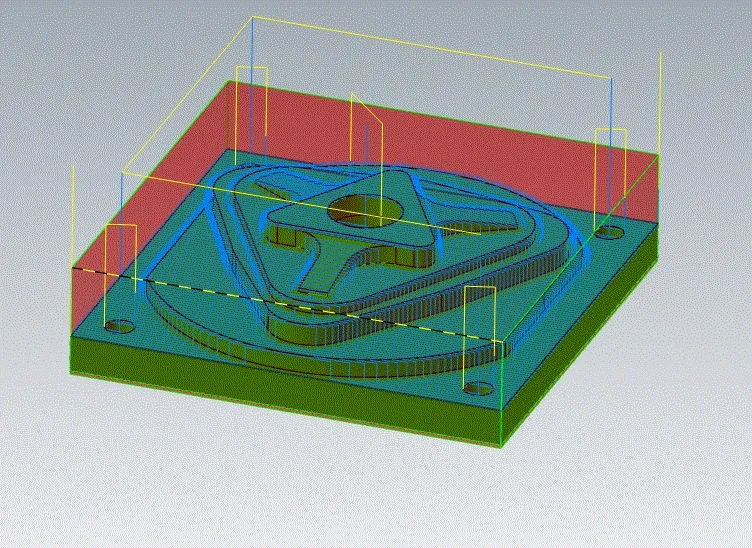 Z1566-三角凸模的数控铣削工艺设计与编程加工含MC三维