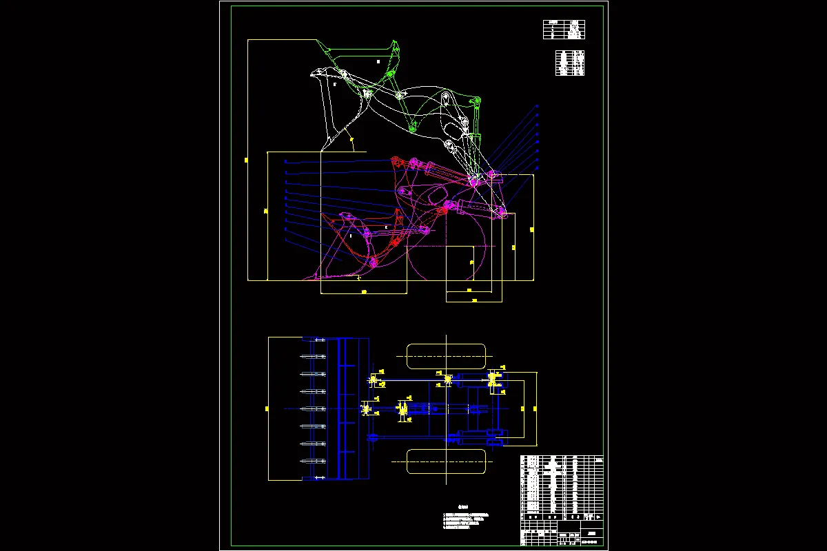JJ2258-ZL60轮式反转六连杆装载机工作装置设计