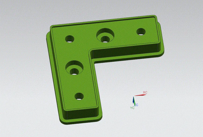 Q924-底板注塑模具课程设计【直角形-L形状】[含UG三维图]