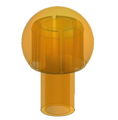 JJ1129-光孔球柄注塑模具设计[含UG三维图]