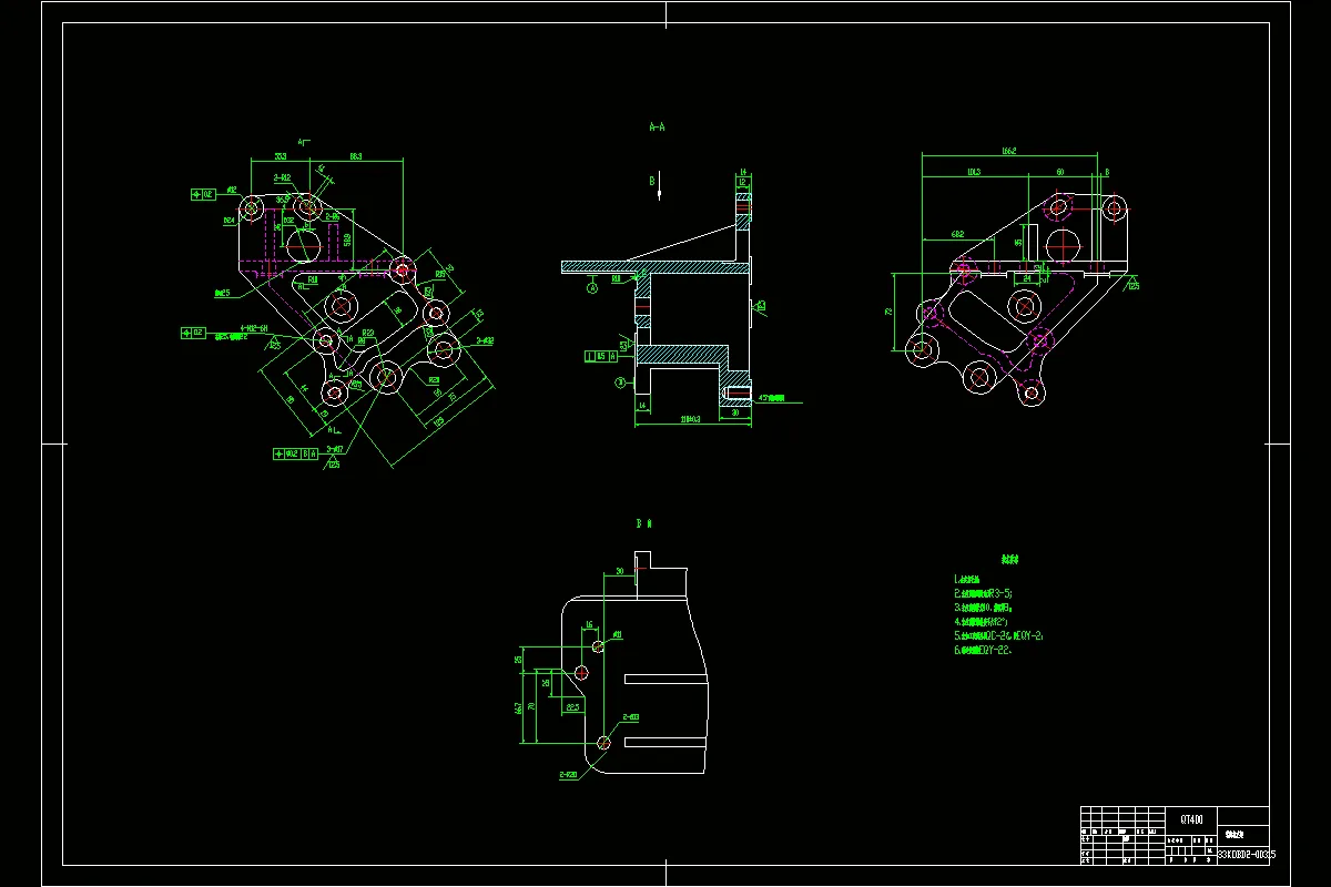 JJ2714-转向机支架加工工艺及钻3-φ17孔夹具设计[含Proe三维图]