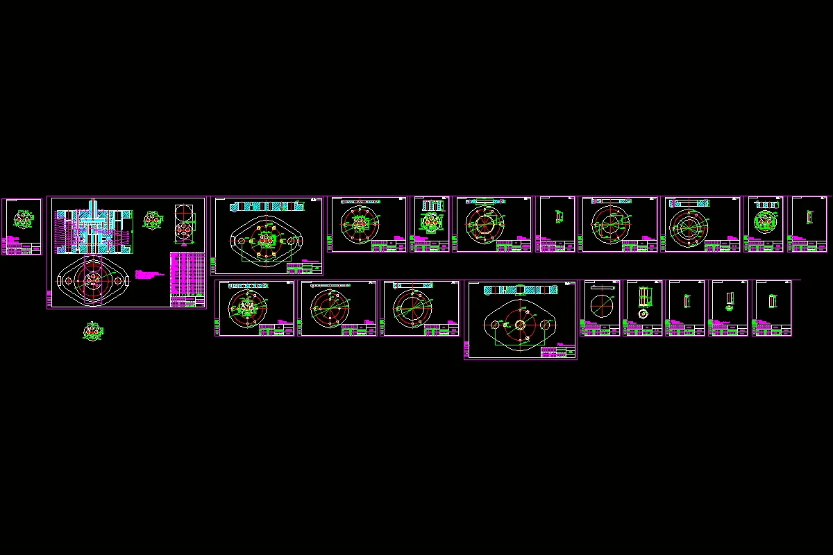 全部CAD图纸 20张