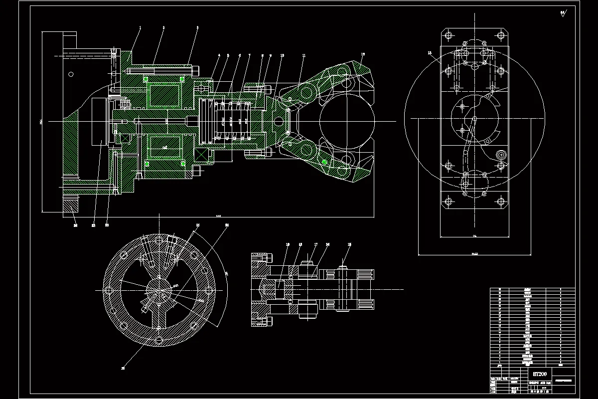 P593-汽车前后桥半轴套管装焊线搬运机械手手爪的设计