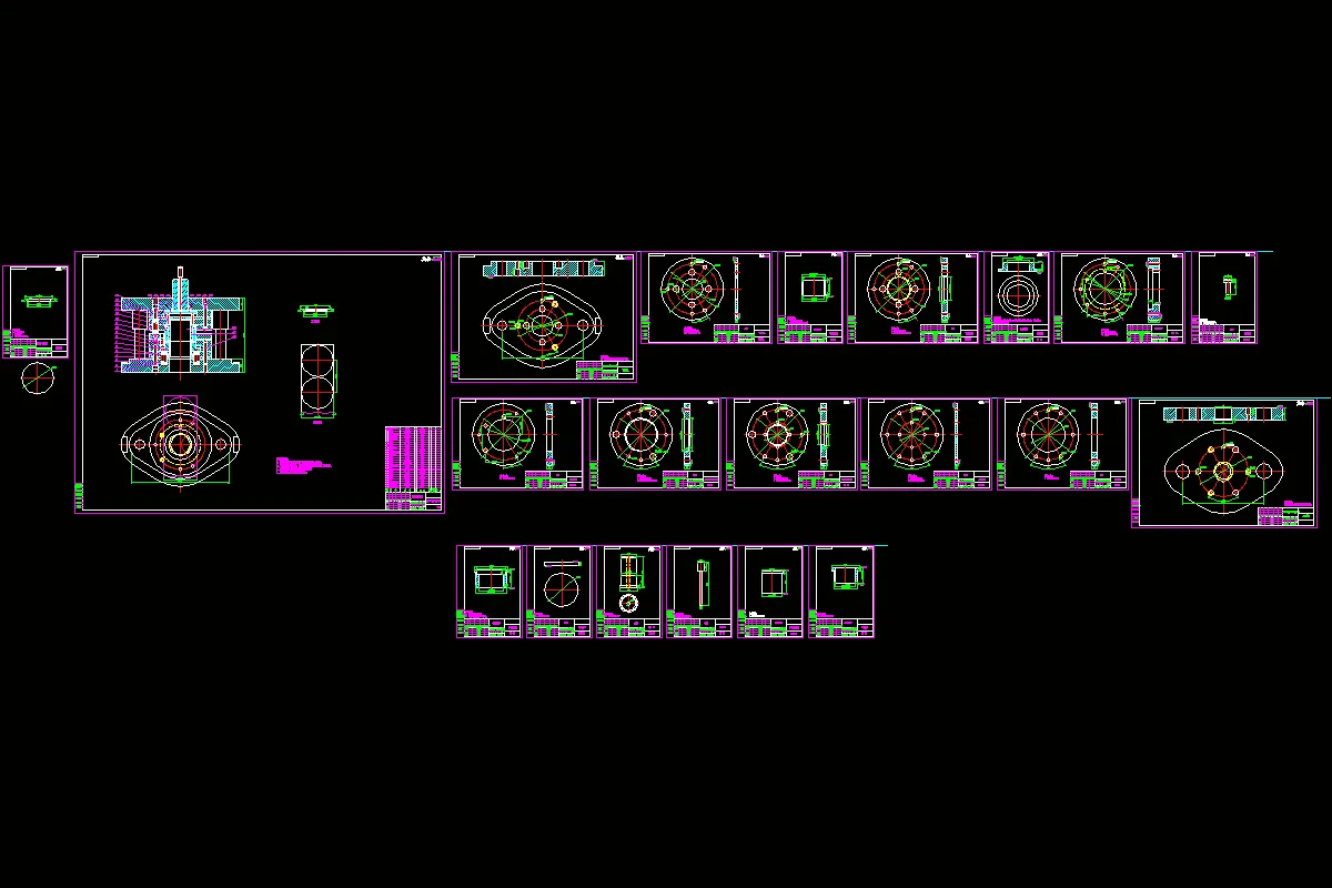 全部CAD图纸 21张