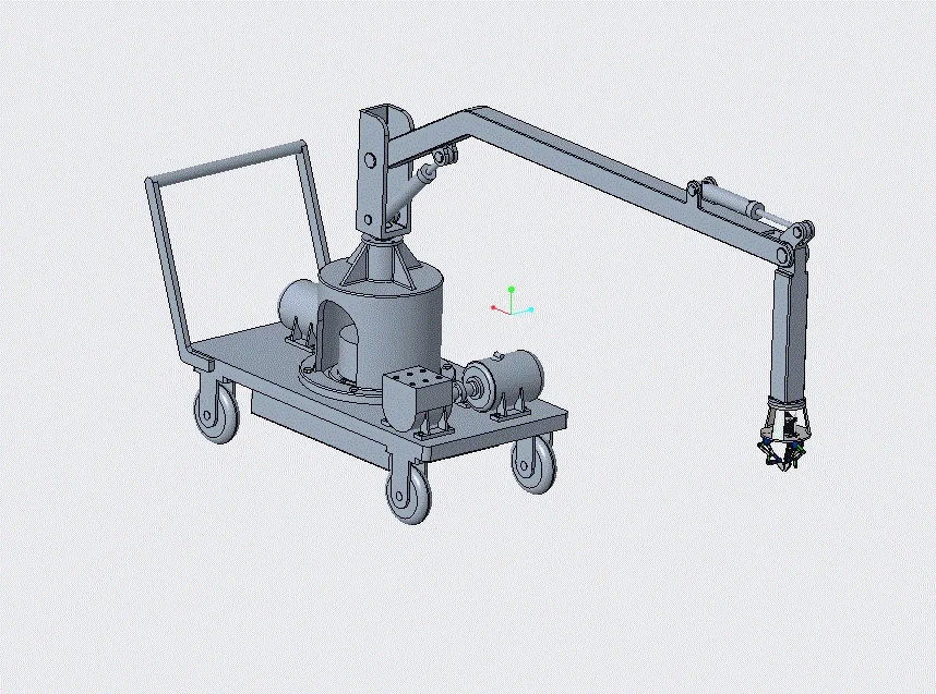 JJ2398-手推车载式苹果采摘机设计[含Proe三维图]