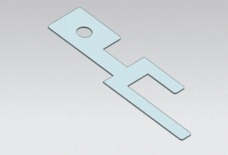 JJ2963-后桥接片冲压工艺与模具设计-落料冲孔复合模[含UG三维图]