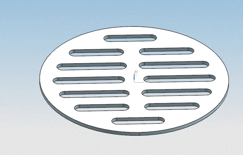 JJ2990-地漏盖冲压模具设计-落料冲孔复合模