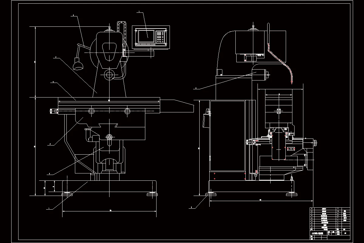 JJ3135-XK6130型普通铣床数控化改造X轴-横向进给机构设计