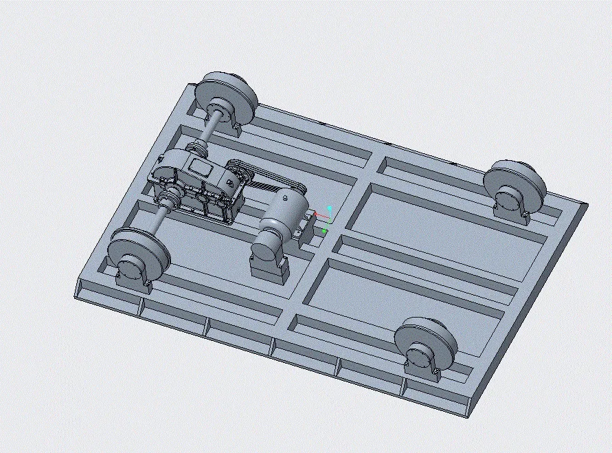 JJ2451-电动平车设计[含Proe三维图]