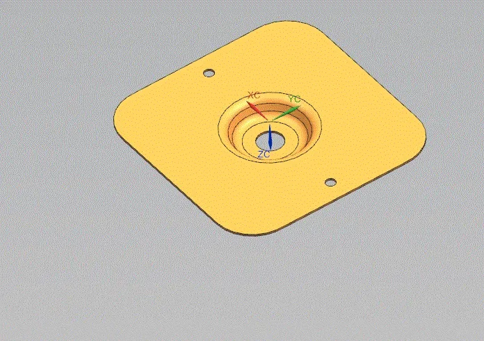 JJ2460-方形盖板冲压工艺及模具设计-落料拉深切边冲孔复合模[含UG三维图]