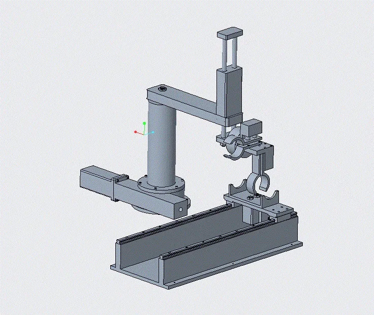 JJ2348-数控齿轮倒角机轴类齿轮自动上下料装置设计[含三维图]