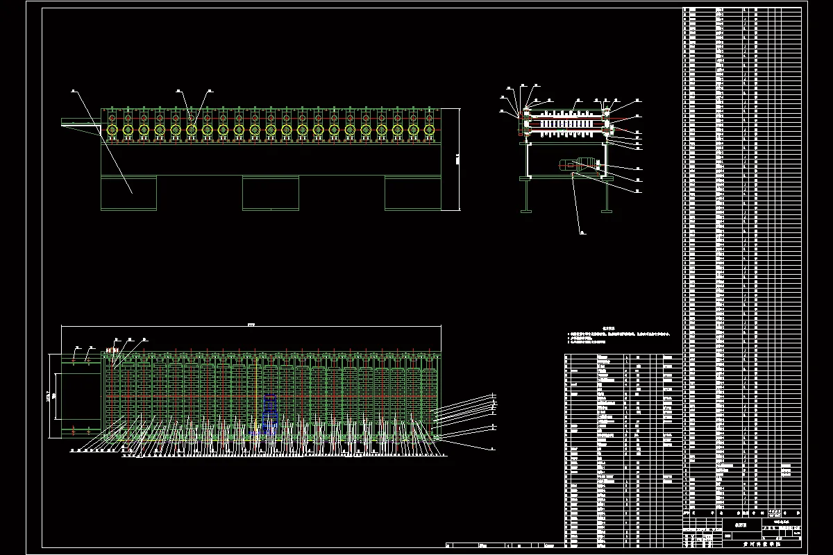 JJ2485-YX35-125-750波纹瓦成型工艺及专机设计