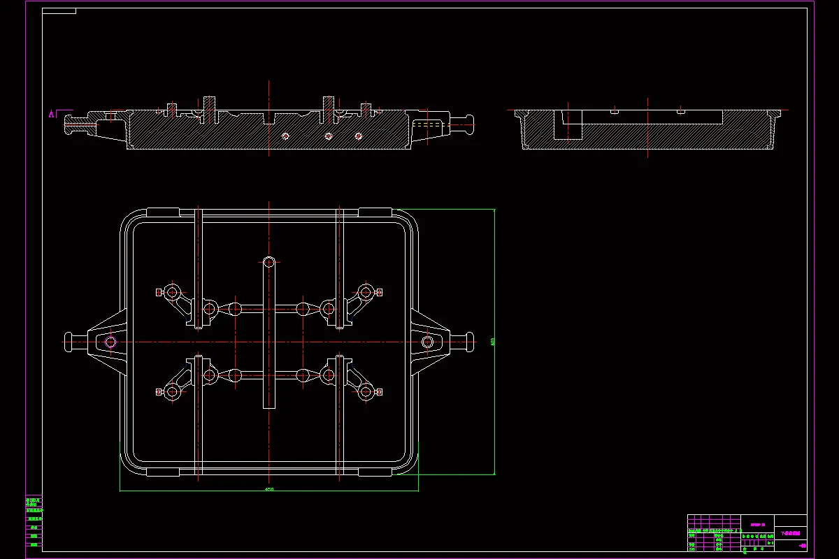模样与底座板装配图