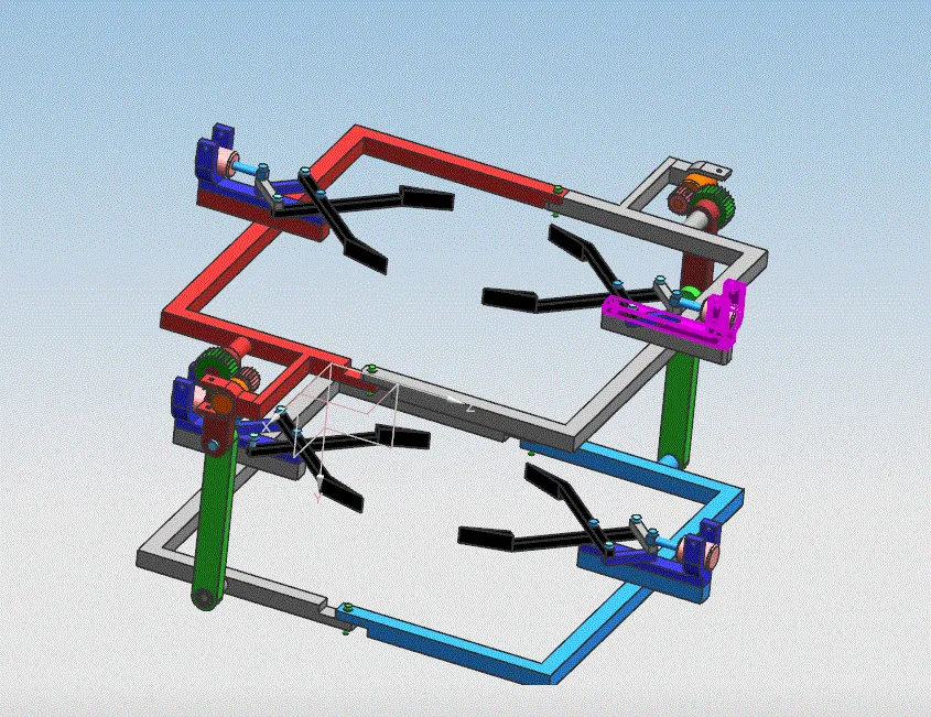 Z1605-管道外爬行机器人的设计与仿真[含UG三维图]