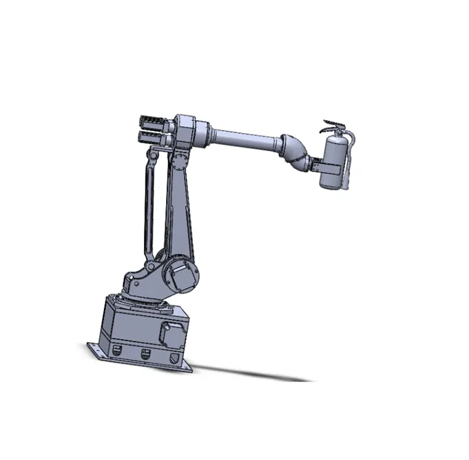 JJ3381-灭火器抓取机械臂设计（灭火器生产线自动上下料机械臂设计）[含SW三维图]