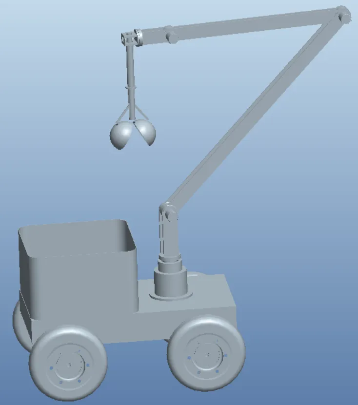 N391-苹果采摘机结构设计-三维运动仿真【含Proe三维图】