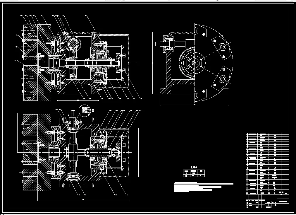 N647-CK6140车床刀架系统设计
