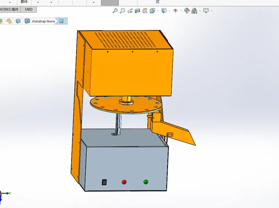 N702-大红枣去核机设计【含SW三维图】