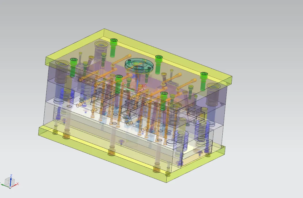3D模具装配图截图