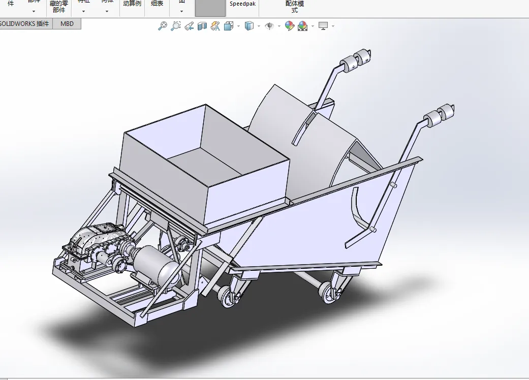 N826-单曲柄往复式给煤机设计【含SW三维图】