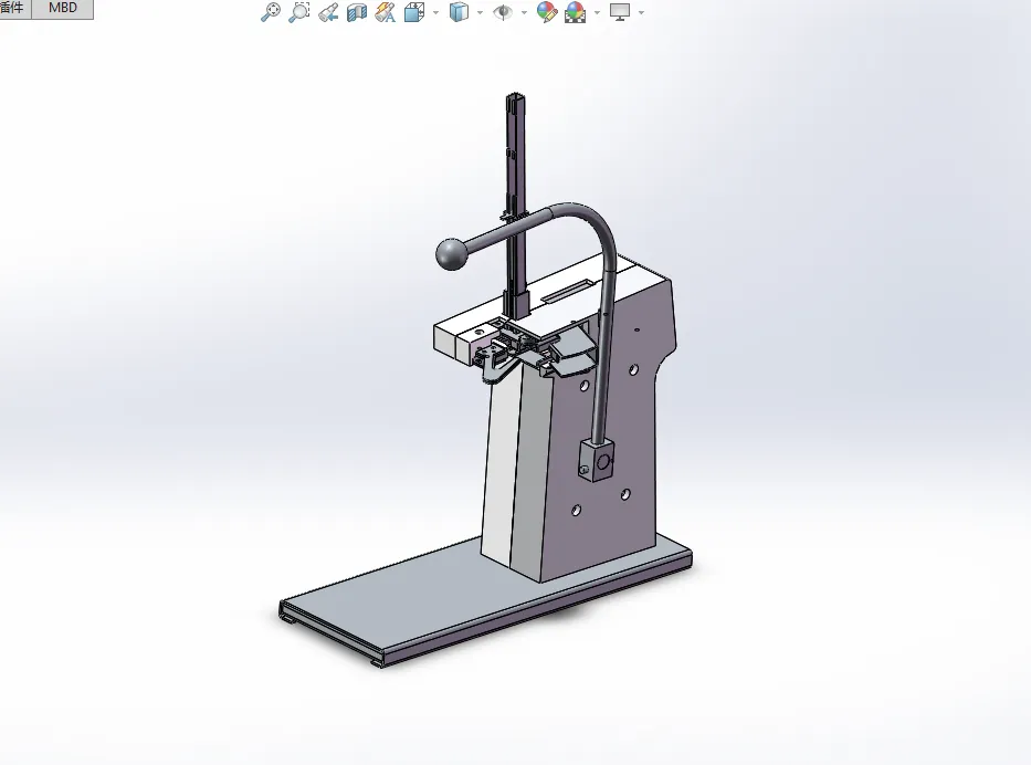 N830-超市铝钉扎口机的设计【含SW三维图】