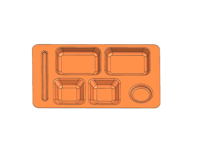 N887-不锈钢餐盘冲压模具设计-两套模具【含UG三维图】