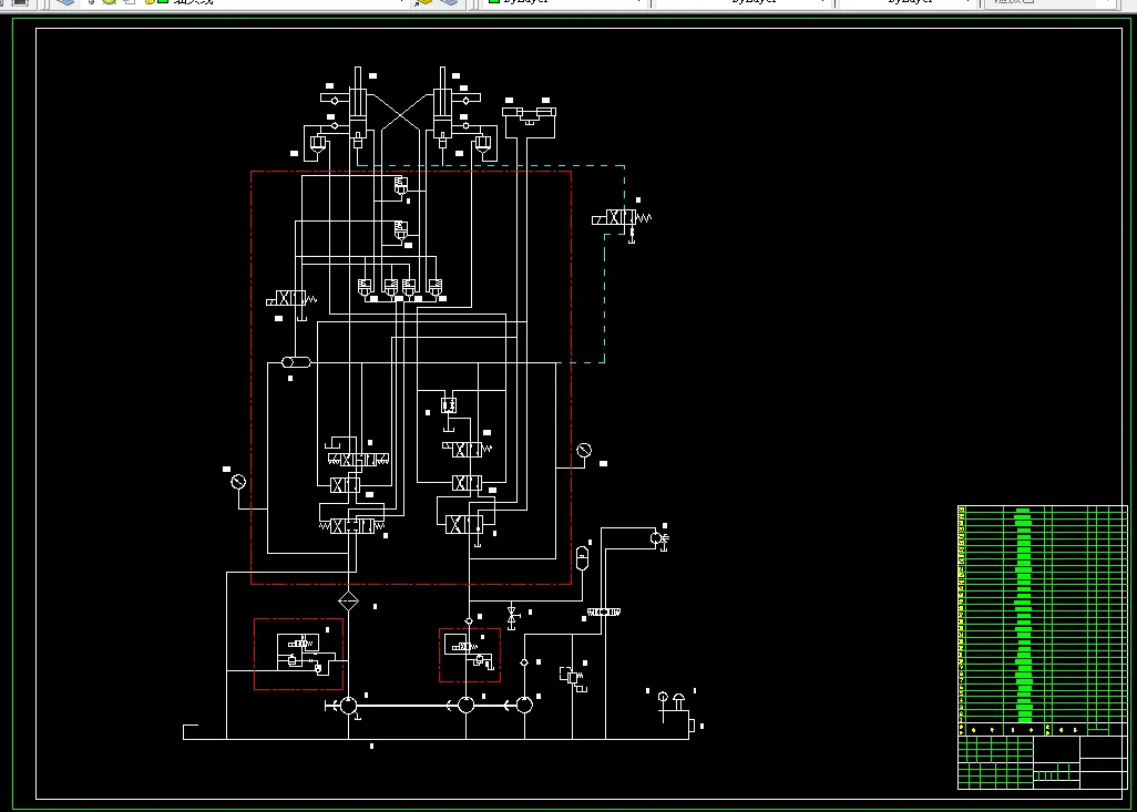 泵送系统液压控制回路A0