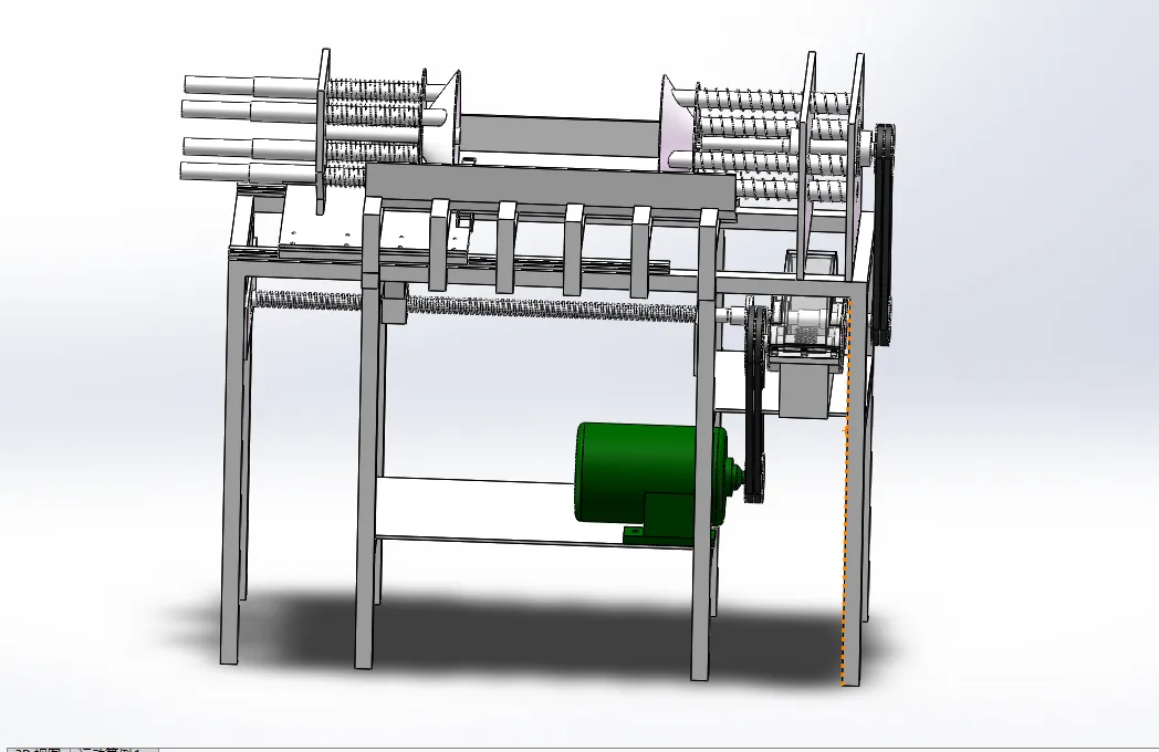 N399-菠萝去皮机设计【含SW三维图】