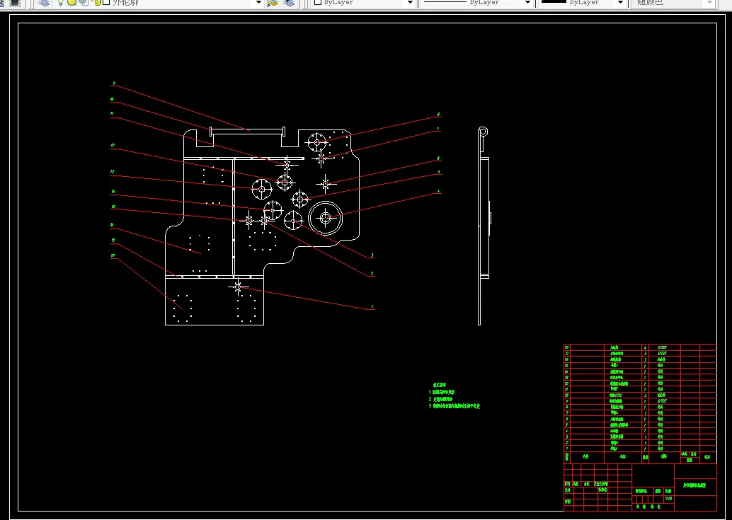 卷绕室部件图A1