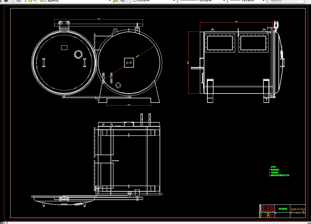 真空室腔体图A0