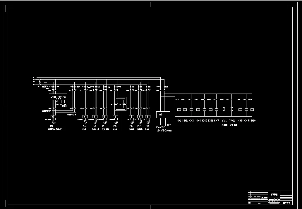 主电路图及控制电路图