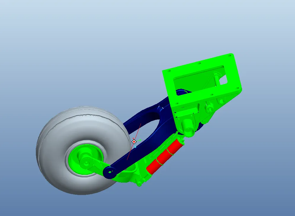 N511-无人机起飞结构的设计【含Proe三维图】