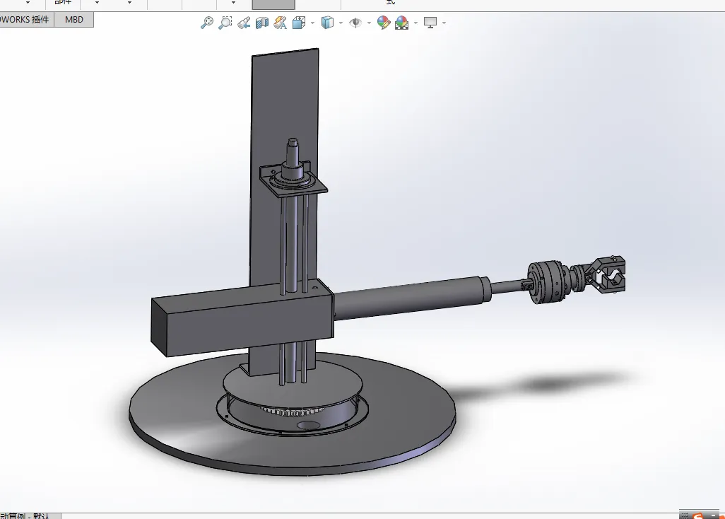 N520-机器人液压上料机械手设计【含SW三维图】